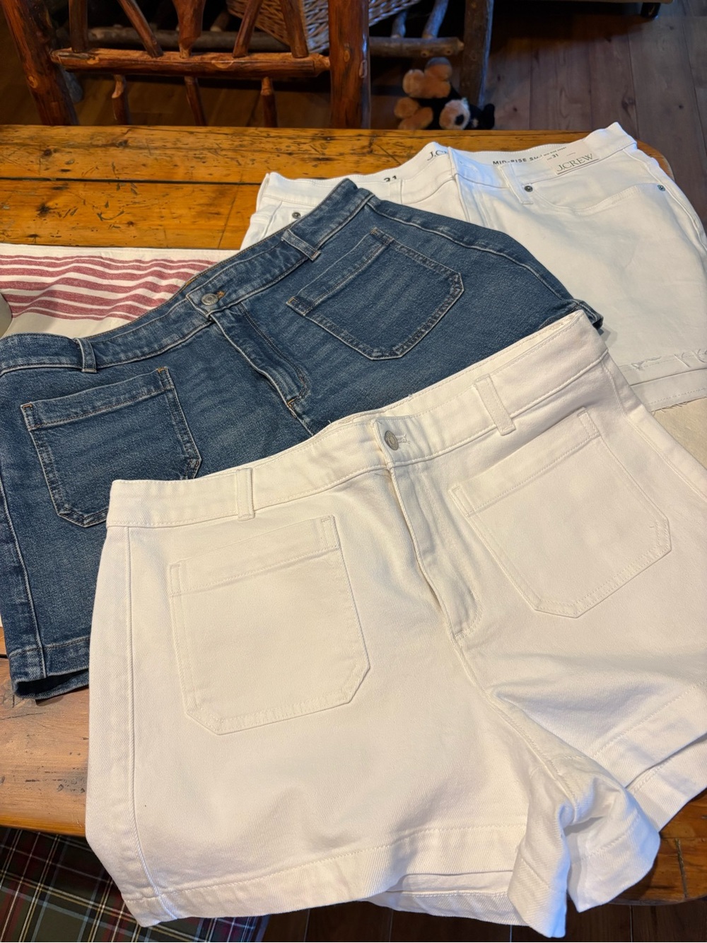 3 pair of J crew shorts